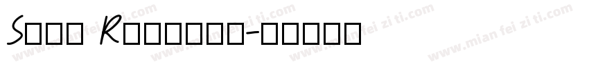 Sina Regular字体转换